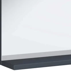 Wohnen Spiegel|Flurspiegel*Badspiegel mit Ablage in Anthrazit - Rondja