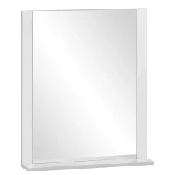 Wohnen Spiegel|Flurspiegel*Badspiegel mit Ablage in Weiß - Seriacus