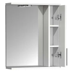 Wohnen Bad-Spiegelschränke|Badschränke*Badspiegel mit Seitenschrank und Ablage - Nancyssa