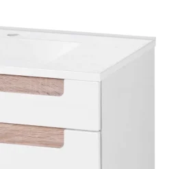 Wohnen Bad-Waschtisch Tymos in Weiß