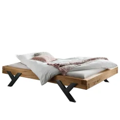 Wohnen Balkenbett aus Eichenholz ohne Kopfteil - Rovina