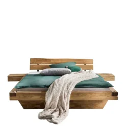 Wohnen Jugendbetten*Balkenbett mit Baumkanten Kopfteil - Laredo (dreiteilig)