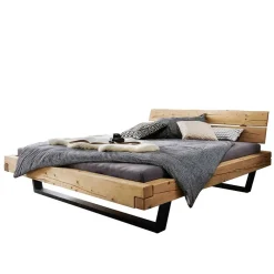 Wohnen Balkenbett mit Bügelfüßen im rustikalen Stil - Teresina