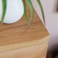 Wohnen Balkeneiche Kombikommode mit 4 Schubladen - Mabasa