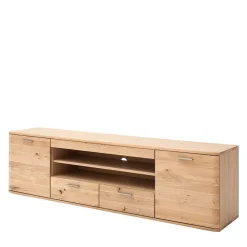 Wohnen Balkeneiche TV Element 200 cm breit - Mabasa