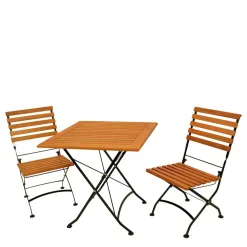 Wohnen Balkonmöbel|Terrassenmöbel*Balkon Klappgarnitur mit zwei Sitzplätzen - Zirova (dreiteilig)