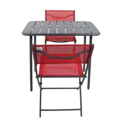 Wohnen Balkonmöbel|Terrassenmöbel*Balkontisch & Klappstühle Set - Maximilian (dreiteilig)