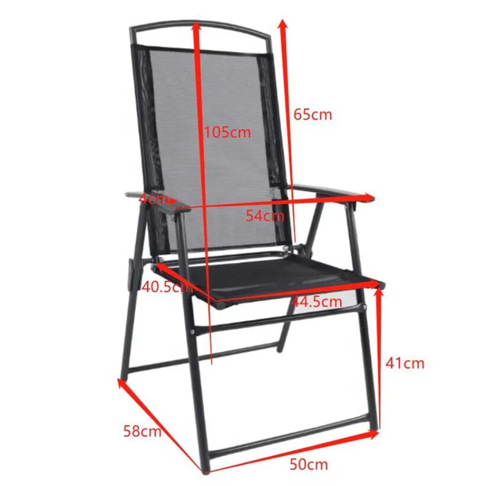 Wohnen Metall-Gartenmöbel|Sitzgruppe*Balkon-Tischgruppe für 4 Personen - Crimas (fünfteilig)