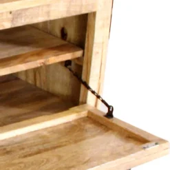 Wohnen Diele Komplett*Bank & 2 Garderobenpaneele für Flur - Indri (dreiteilig)