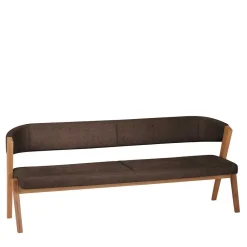 Wohnen Retro Möbel|Esszimmerbänke*Bank für den Esstisch in Braun & Natur - Ovenciana