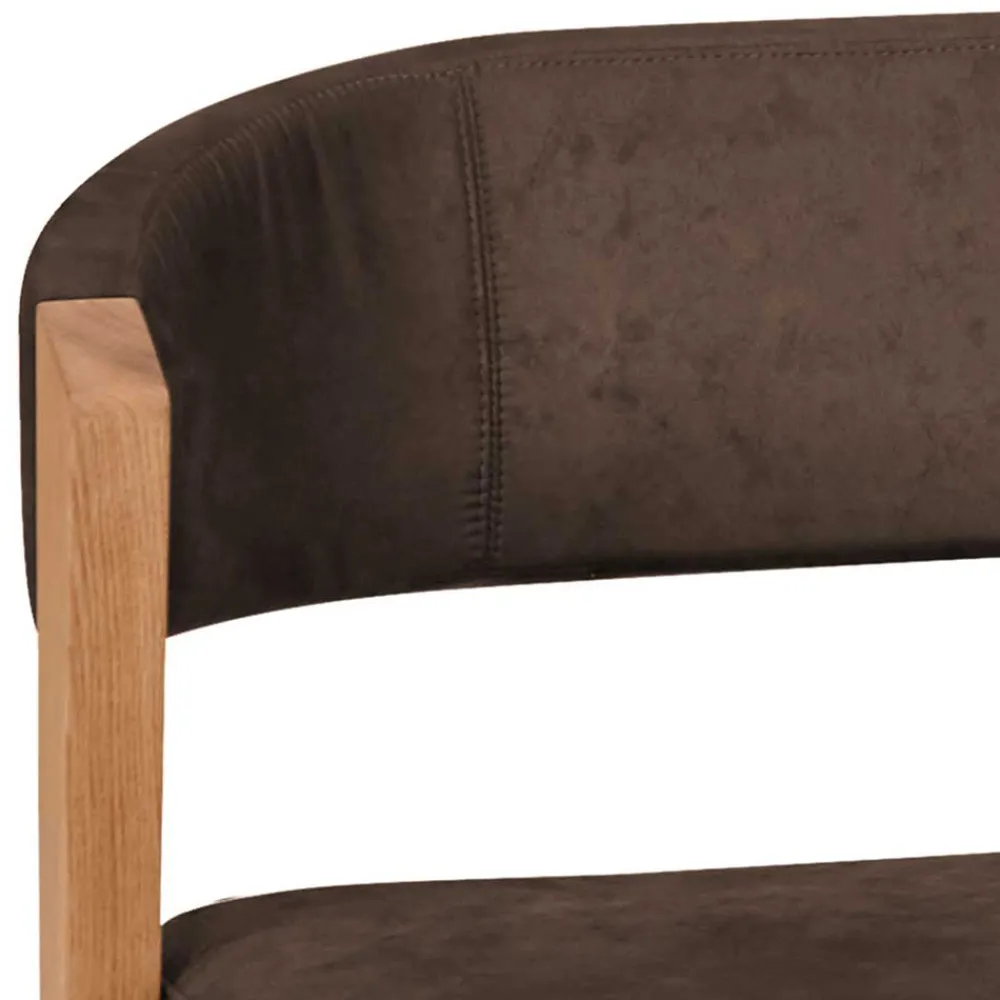 Wohnen Retro Möbel|Esszimmerbänke*Bank für den Esstisch in Braun & Natur - Ovenciana