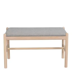 Wohnen Küchenbänke|Sitzbank*Bank mit einem Sitzplatz in Whitewash Eiche - Ulvinzo