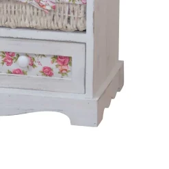 Wohnen Shabby Chic Möbel|Vintage Möbel*Bankkommode Bahama in Weiß