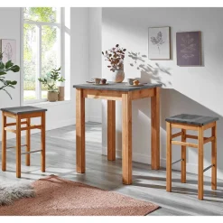 Wohnen Küchen-Essgruppen|Essgruppen*Bar Sitzgruppe Möbelset - Ribardo (dreiteilig)