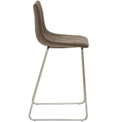 Wohnen Graue Möbel|Barhocker*Bar Stuhl mit Bügelgestell für die Küche - Florencia