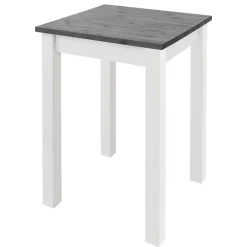 Wohnen Bar Tischgruppe in Weiß und Grau - Mantryna (dreiteilig)