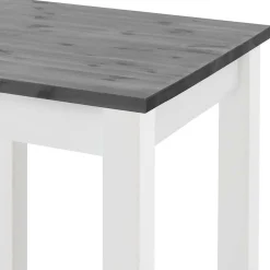 Wohnen Bar Tischgruppe in Weiß und Grau - Mantryna (dreiteilig)