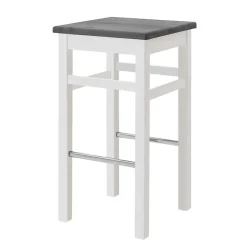 Wohnen Bar Tischgruppe in Weiß und Grau - Mantryna (dreiteilig)