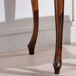 Wohnen Barock Frisierkommode mit Spiegel Agosto in Nussbaum