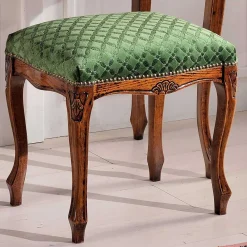 Wohnen Barhocker|Hocker*Barock Hocker gepolstert Agosto in Grün