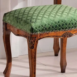 Wohnen Barhocker|Hocker*Barock Hocker gepolstert Agosto in Grün