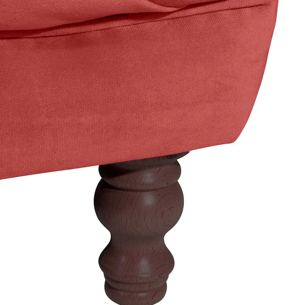 Wohnen Sofas|Sofa*Barock Wohnzimmersofa in Ziegelrot - Henissa