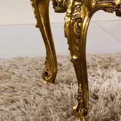 Wohnen Designermöbel*Barock Wohnzimmertisch in Gold Eliah 108x57 cm