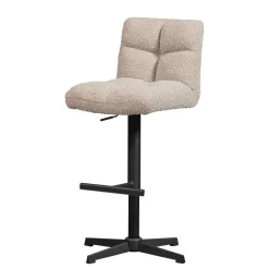 Wohnen Barstuhl in Beige Boucle - Salmanca (2er Set)