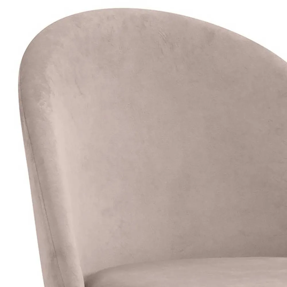 Wohnen Sessel & Hocker|Retro Möbel*Barstuhl in Beige und Gold - Furcios (2er Set)