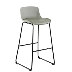Wohnen Sessel & Hocker|Barhocker*Barstuhl in Grau und Schwarz - Cavanna (2er Set)