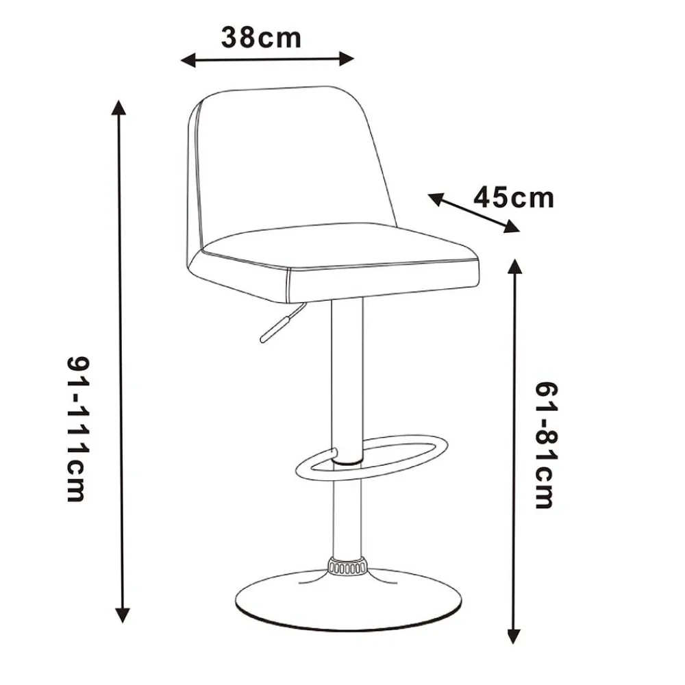 Wohnen Sessel & Hocker|Barhocker*Barstuhl in Grau und Schwarz - Kedniel
