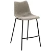 Wohnen Barstuhl in Lichtgrau Kunstleder - Mayotta