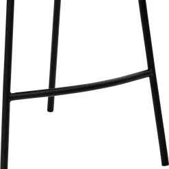 Wohnen Barstuhl in Lichtgrau Kunstleder - Mayotta