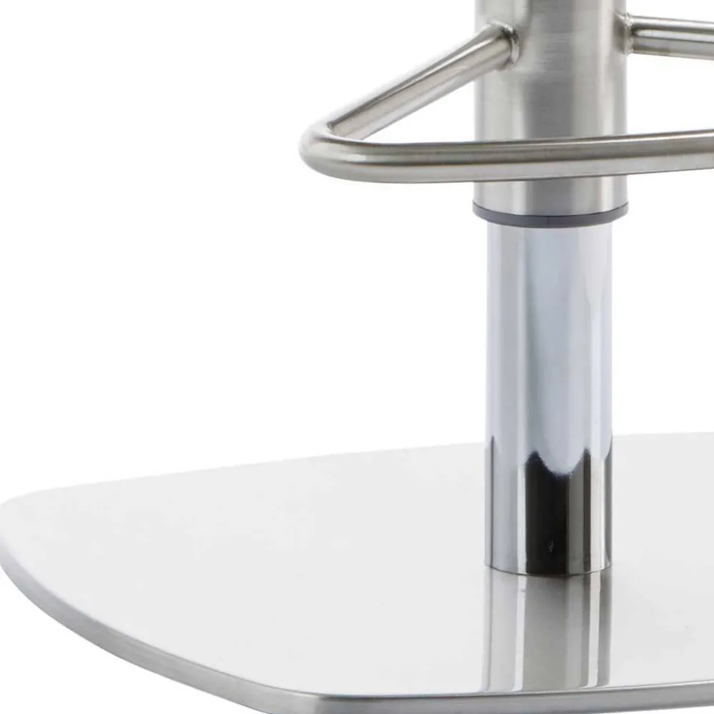 Wohnen Barstuhl in Schwarz - echtes Leder - Jodolio