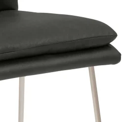 Wohnen Barstuhl mit 67cm Sitzhöhe in Dunkelgrau - Rock