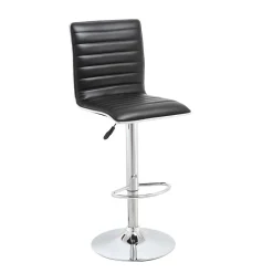 Wohnen Graue Möbel|Schwarze Möbel*Barstuhl mit Tellerfuß - Grodasso