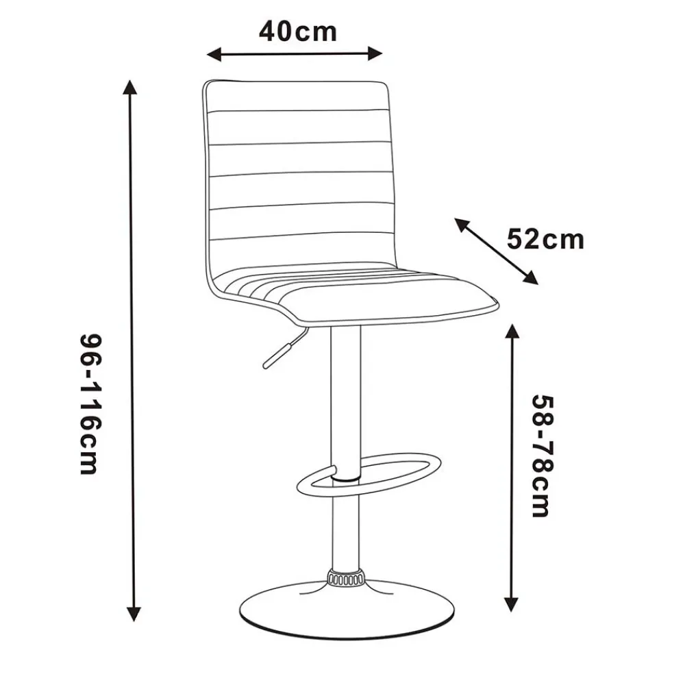 Wohnen Graue Möbel|Schwarze Möbel*Barstuhl mit Tellerfuß - Grodasso