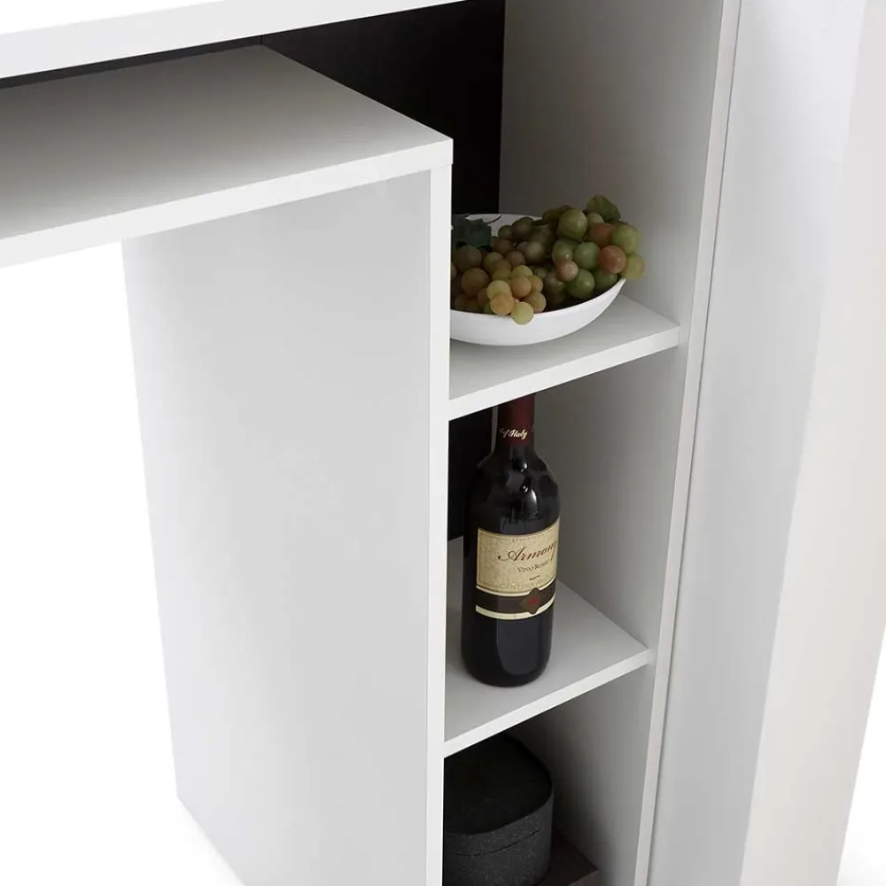 Wohnen Bartisch mit Regal - ideal für Küche & Büro - Grenada