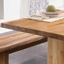 Wohnen Naturholzmöbel|Massivholzmöbel*Baumesstisch aus Wildeiche Massivholz - Cantinos