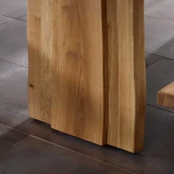 Wohnen Naturholzmöbel|Massivholzmöbel*Baumesstisch aus Wildeiche Massivholz - Cantinos