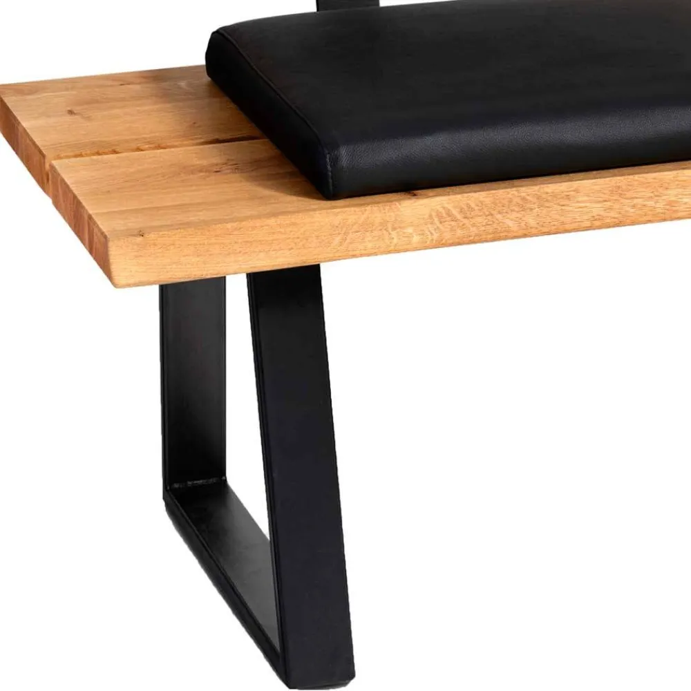 Wohnen Baumkanten Bank mit Lehne für Esstisch - Jessmine