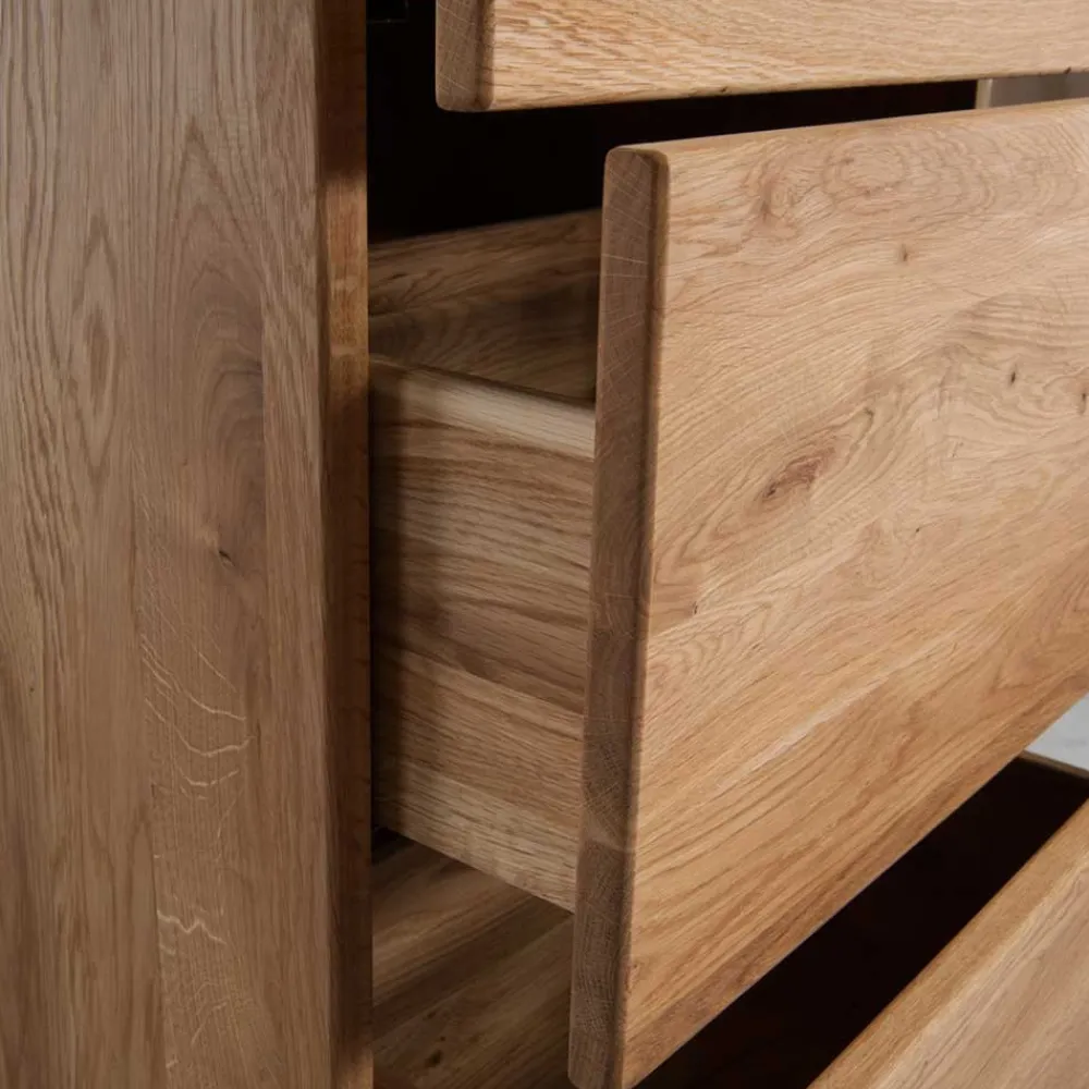 Wohnen Flurkommoden*Baumkanten Eichen Kommode geölt - Avidora