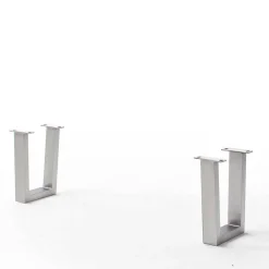 Wohnen Baumkanten Esstischbank mit Trapez-Bügelbeinen - Zolitaria