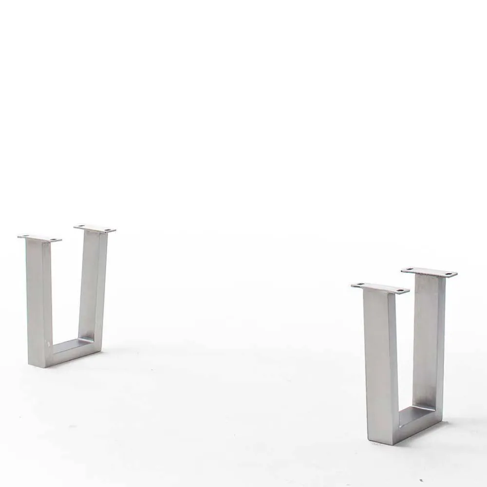 Wohnen Baumkanten Esstischbank mit Trapez-Bügelbeinen - Zolitaria