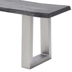 Wohnen Loft Möbel|Industrial Möbel*Baumkanten Küchenbank in Akazie Grau - Clause