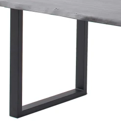 Wohnen Loft Möbel|Industrial Möbel*Baumkanten Küchentisch in Akazie Grau - Balanza