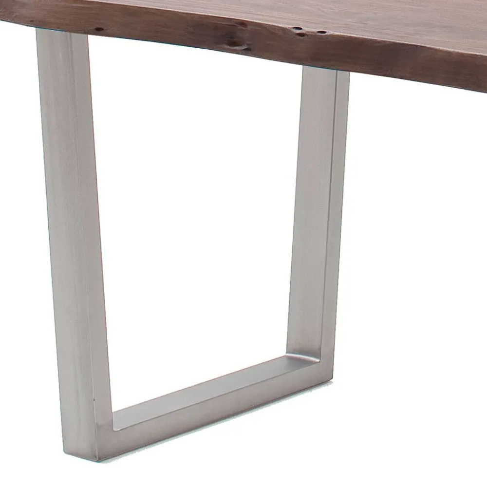 Wohnen Baumkanten-Tisch in Walnuss Braun - Bennetto