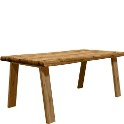 Wohnen Naturholzmöbel|Massivholzmöbel*Baumkantentisch komplett aus Eiche massiv - Francena