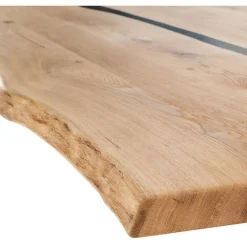 Wohnen Loft Möbel|Industrial Möbel*Baumkantentisch mit Epoxid-Harz-Einlage - Cocktail