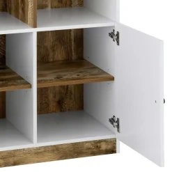 Wohnen Esszimmerregale|Regale*Bücherregal in Holz verwittert Dekor - Heico